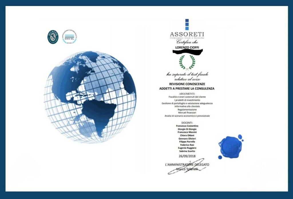[LA FORMAZIONE DEL CONSULENTE]
